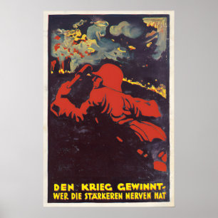 Imperial German WWI Propaganda Poster The one with
