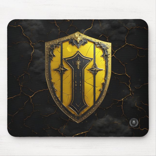 Imperial Gold Sun Guard Gaming Mouse Pad (Front)