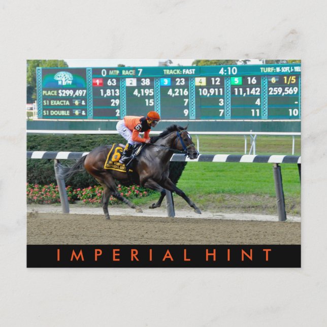 Imperial Hint Javier Castellano Postcard (Front)