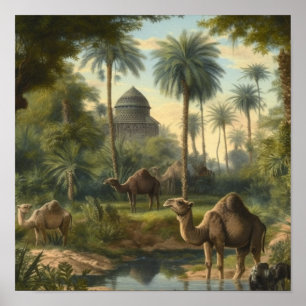 Imperial Oasis & Hidden Desert Sanctuary Poster