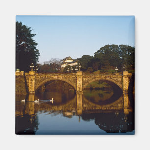 Imperial Palace, Nijubashi Bridge, Tokyo, Japan Magnet