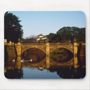 Imperial Palace, Nijubashi Bridge, Tokyo, Japan Mouse Pad