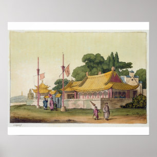 Imperial Palace, Tokyo, plate 54 from 'Le Costume Poster