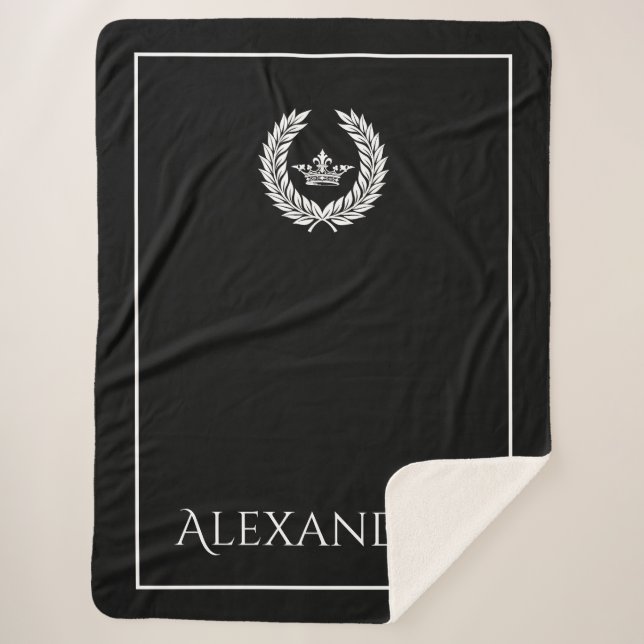 Imperial Personalised  Sherpa Blanket (Front)