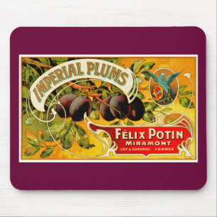 Imperial Plums Mouse Pad