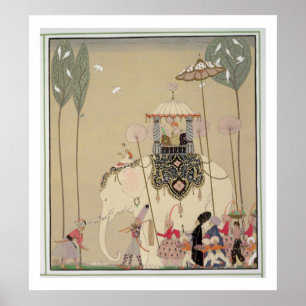 Imperial Procession (colour litho) Poster