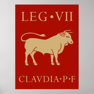 Imperial Roman Army - Legio VII Claudia Poster