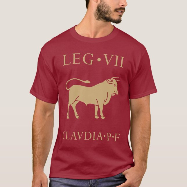  Imperial Roman Army - Legio VII Claudia T-Shirt (Front)