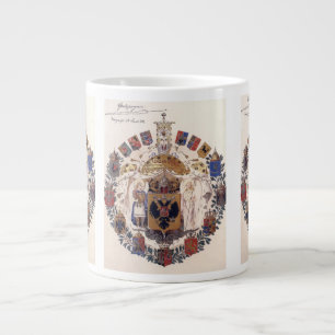 Imperial Russia greater coat of arms Large Coffee Mug