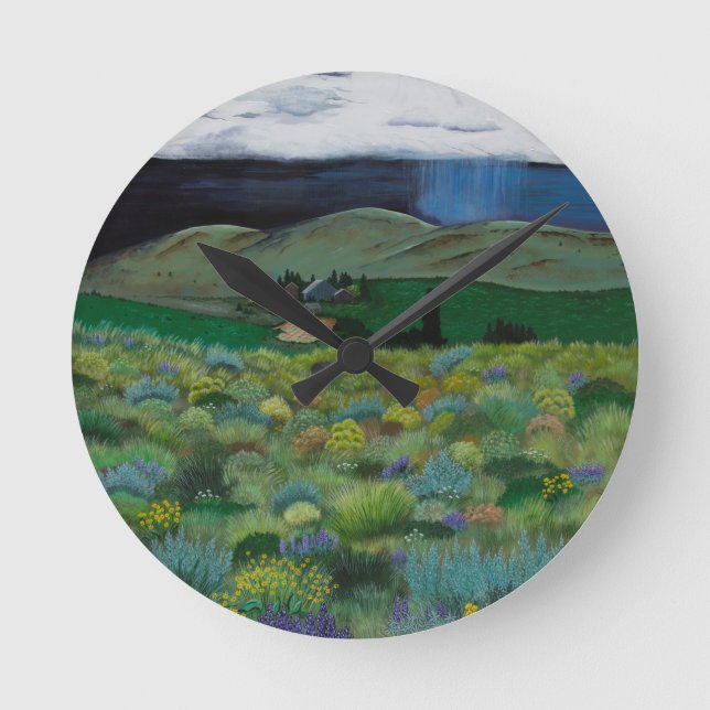 Imperial Stock Ranch Round Clock (Front)