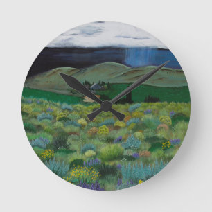 Imperial Stock Ranch Round Clock