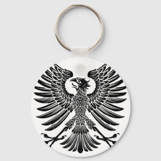 Imperial Style Eagle Emblem Key Ring