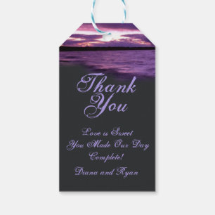 Imperial Sunset Thank You Tags