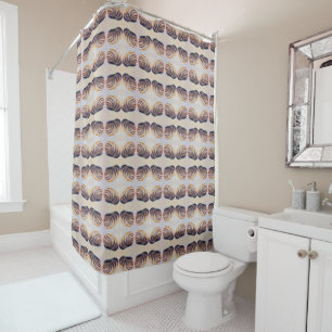 Imperial Venus Shell Pattern Shower Curtain
