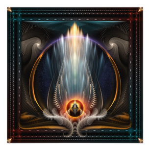 Imperial View Fractal Art Photo Enlargement Print