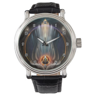 Imperial View Fractal Art Wrist Watch