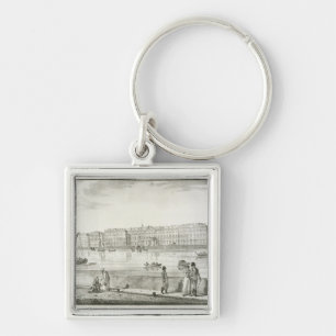 Imperial Winter Palace, St. Petersburg (litho) Key Ring