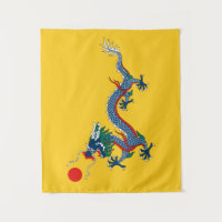 Imperial Yellow Dragon Flag, Qing Dynasty (China)