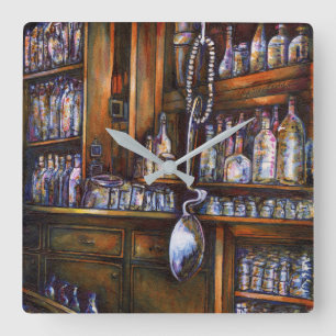 Implicitly Understood Square Wall Clock