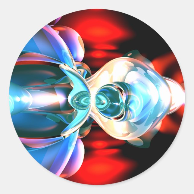 Implosion Abstract Sticker (Front)