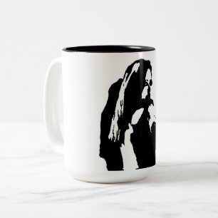 Impolite To Stare Two-Tone Coffee Mug