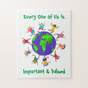 Important and Valued Children Jigsaw Puzzle