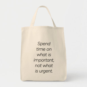 Important Grocery Tote Bag