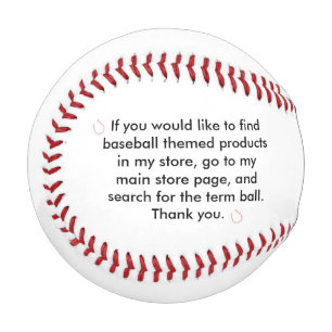 Important Message Baseballs