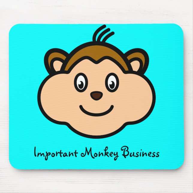 Important Monkey Business Mousepad (Front)