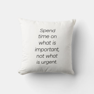 Important Throw Pillow