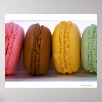 Imported gourmet French macarons (macaroons)
