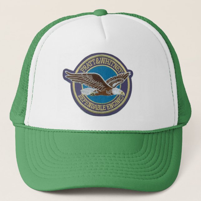 Imported Trucker cap - Aviation Pratt & Whitney (Front)