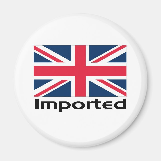 Imported UK Flag Magnet (Front)