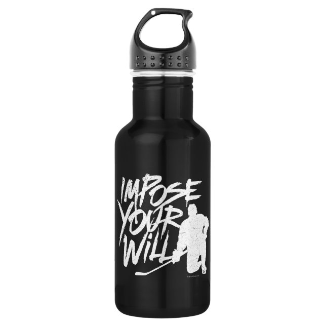 Impose Your Will (Hockey) 532 Ml Water Bottle (Front)