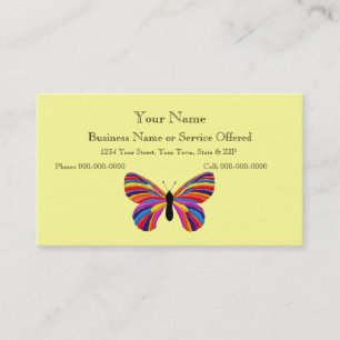 Impossible Butterfly Business Card