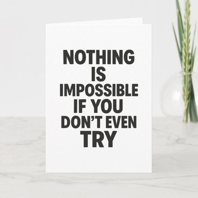 Impossible Card (Front)