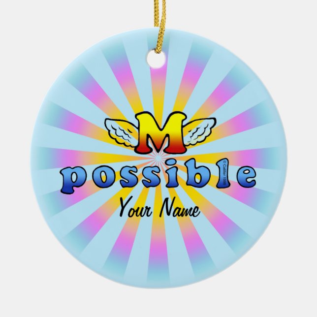 impossible  ceramic ornament (Front)