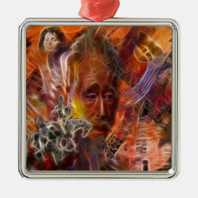 Impossible Dream Metal Tree Decoration (Front)