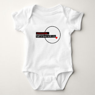 Impossible Fall in Love with Me Baby Bodysuit