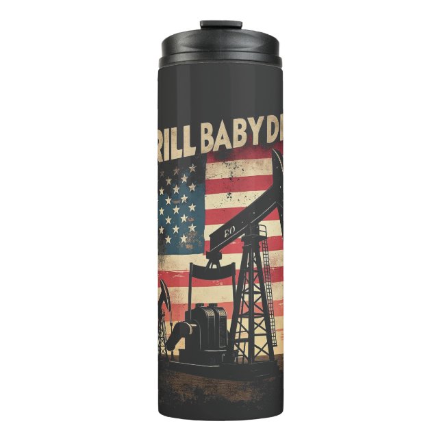 Impossible Is What We Do Best Trump 4th July  Thermal Tumbler (Front)