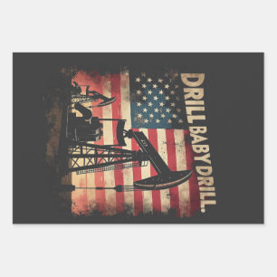 Impossible Is What We Do Best Trump 4th July Wrapping Paper Sheet