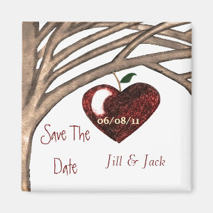 Impossible Love (cut out) Save The Date Magnet