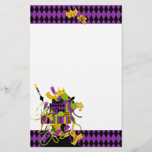 Impossible Mardi Gras Stack Stationery