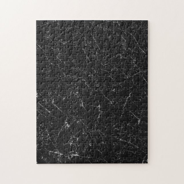 Impossible puzzle black marble jigsaw puzzle (Vertical)