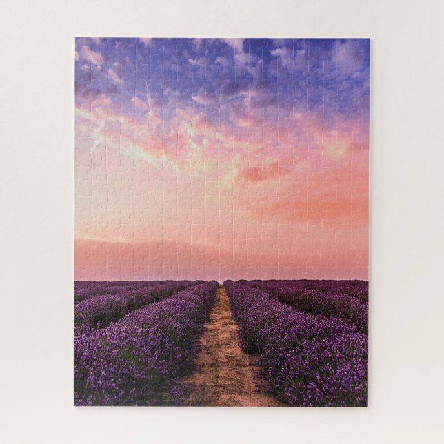 Impossible Puzzle - Lavender Field (Vertical)