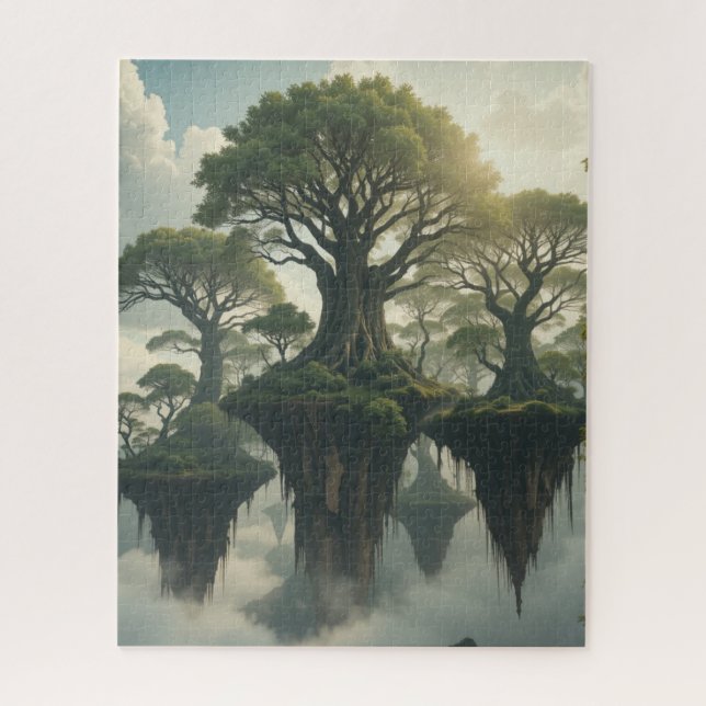 impossible puzzle - The Floating Forest  (Vertical)