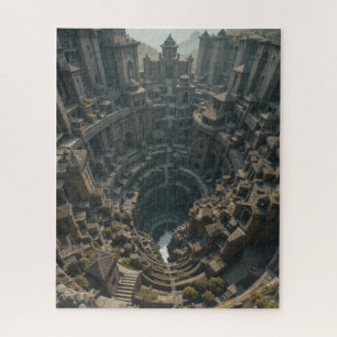 impossible puzzle -The Spiral City Illusion