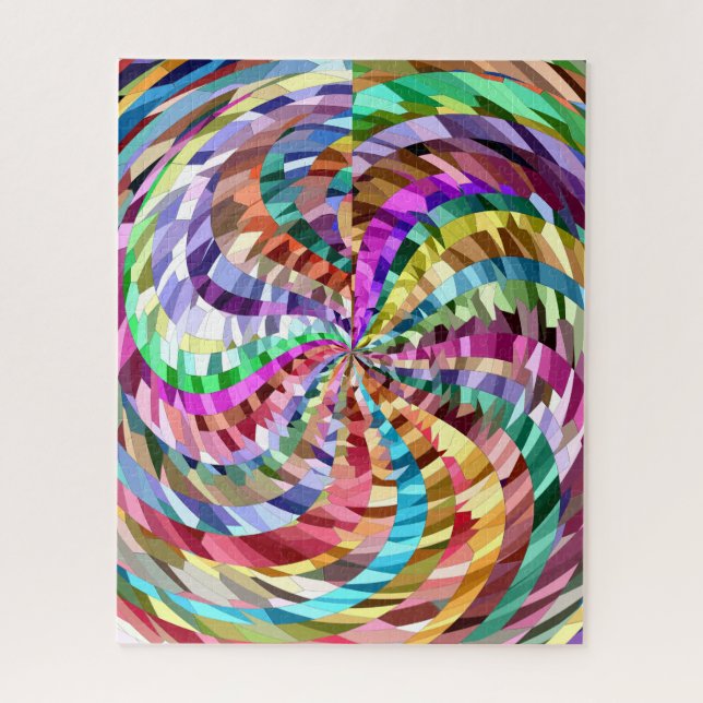 Impossible Puzzle: Vortex Mosaic Jigsaw Puzzle (Vertical)