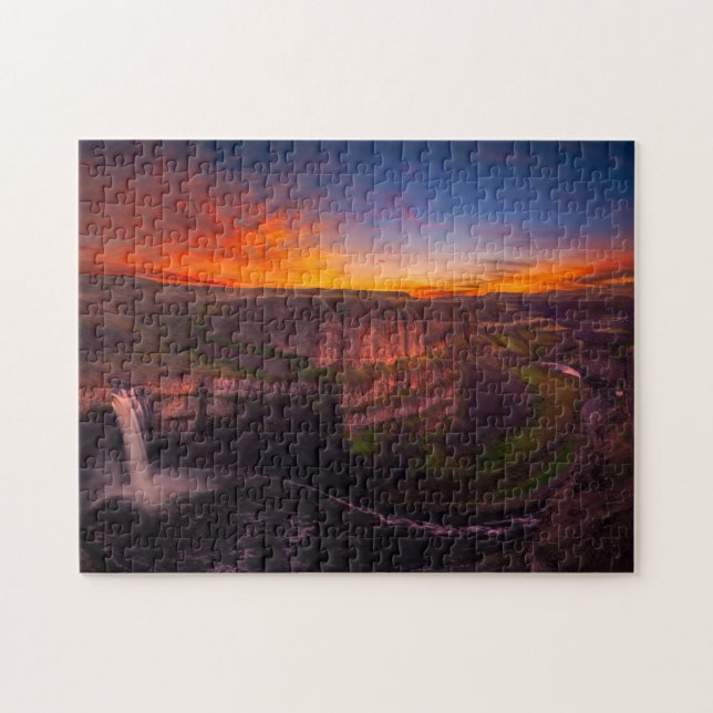 Impossible Puzzle - Waterfalls Sunset (Horizontal)