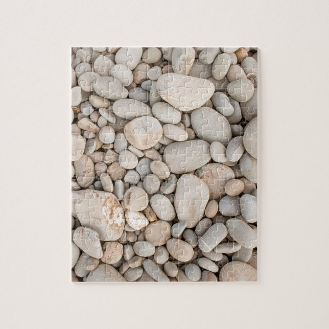 Impossible Puzzle - White Pebbles (Vertical)